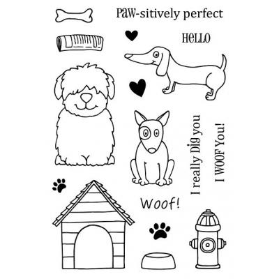 Jane's Doodles Clear Stamps - Dogs